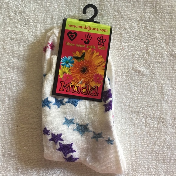 NWT Mudd star and flower socks - Picture 2 of 5